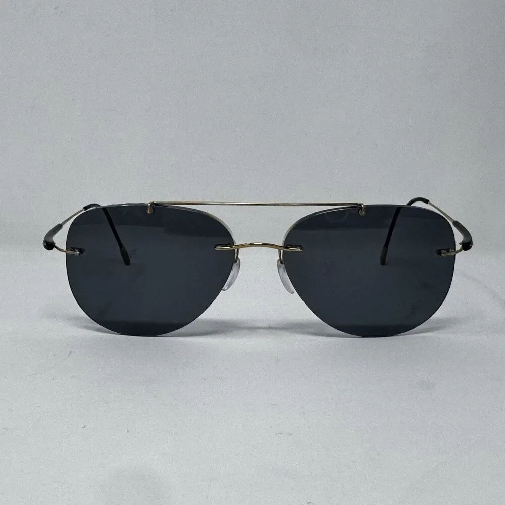 Silhouette Adventurer 8721 75 7530 1:1RX Gold Eyeglass Frames